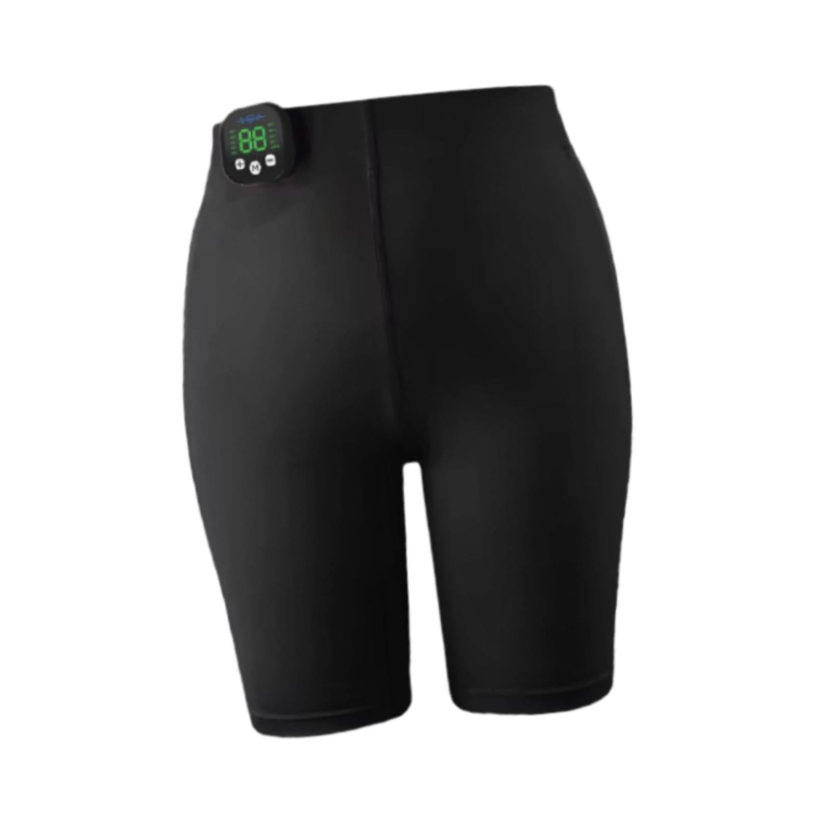 ems high waist sport shorts reusable core support home workout thigh train xl