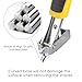 Upholstery Staple Remover, Construction Staple Remover Tool, Heavy Duty Tack Lifter Carpet Remover, Nail Puller for Removing All Kinds of Staples for Furniture, Canvas, Wooden Case, Carton