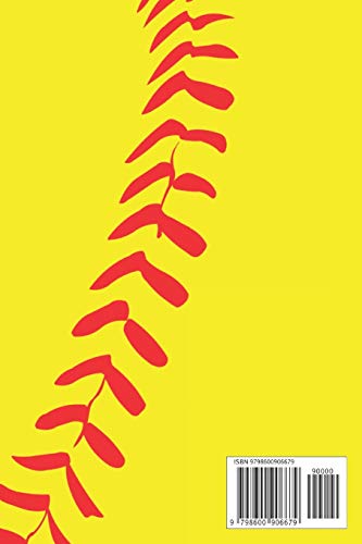H Journal: A Monogrammed H Initial Capital Letter Softball Sports Notebook For Writing And Notes: Gr