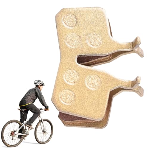 Potillas para el Freno para Bicicletas, Bicicletas de Freno - Bicicletas de Resina Totas de Freno de Disco Semi-Metal - Respuesta rápida Accesorio de frenado de equitación de bajo Ruido para Ciclismo