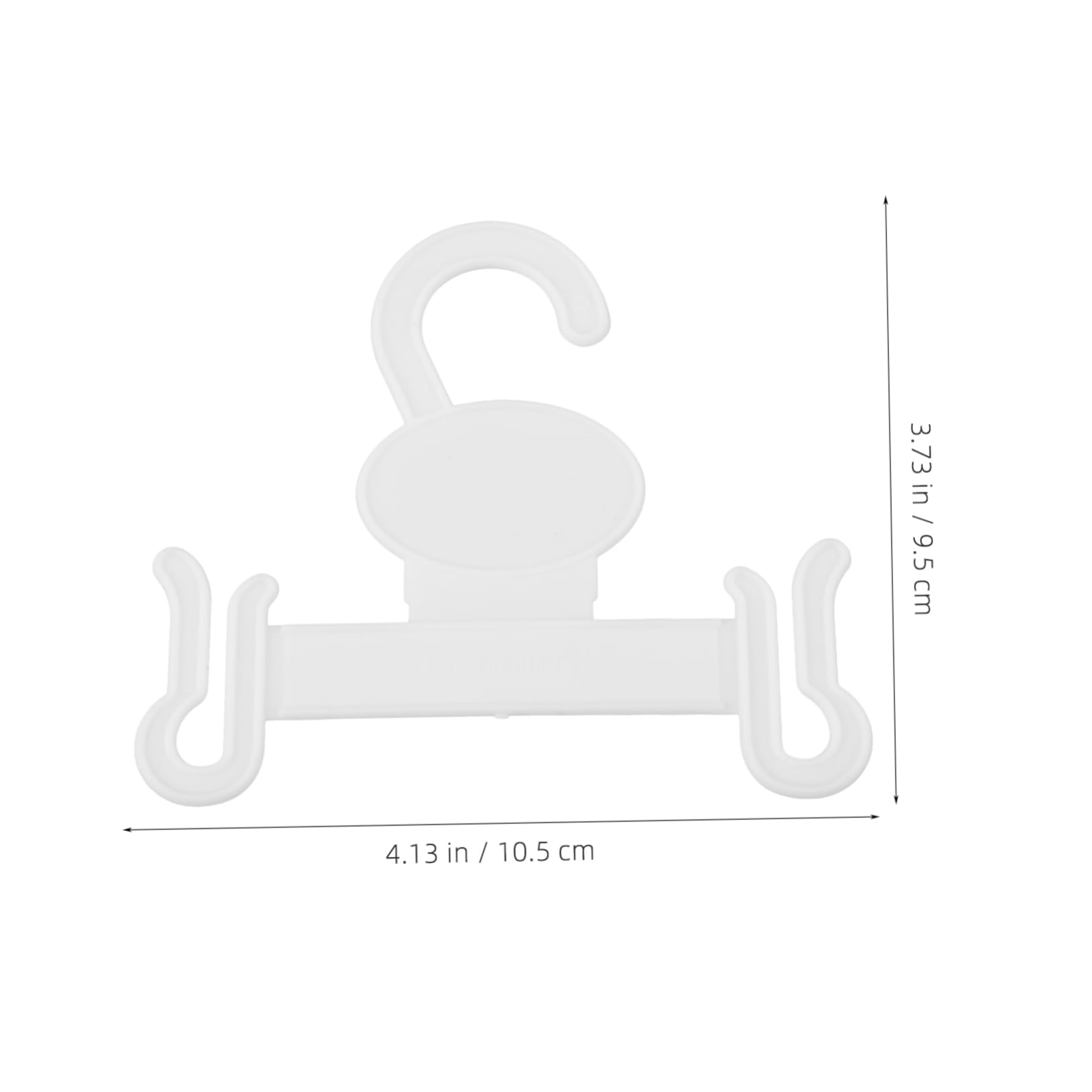 CIYODO Shoe Hanger Hooks 20pcs Slippers Hook Plastic Shoe Display Hanger Space-Saving Storage for Living Room