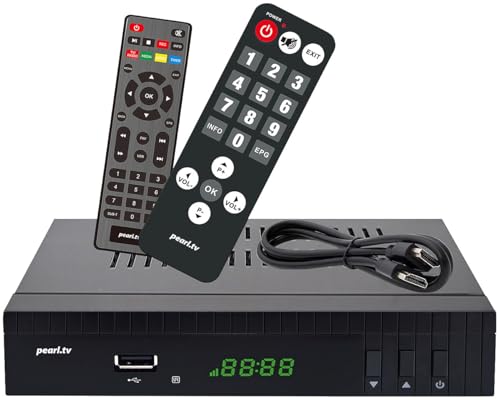 auvisio TV Receiver: HD-SAT-Receiver, DVB-S/S2, Free-to-Air-Empfang, H.265, HDMI, SCART (HD Satreceiver, TV Sat, Aufnahme)