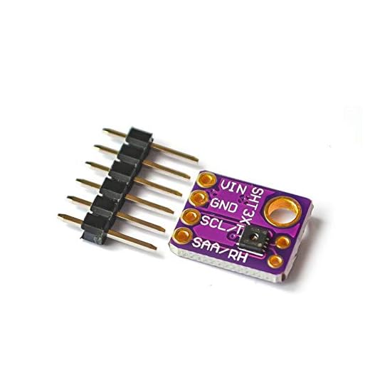 HiLetgo SHT31-D Temperature and Humidity Sensor Breakout Digital Output Temperature and Humidity Sensor Module IIC I2C Interface 3.3V GY-SHT31-D for Arduino
