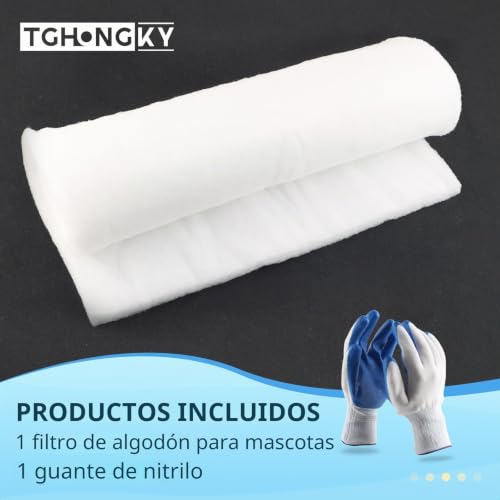 Miniatura 7 de Tghongky Filtro G4 Iso Coarse 50 1m 1m 2cm G4 Rollo De Filtro De Aire Recortable Filtro Aire Acondicionado Filtro De Polvo Para Ventilación Con Guantes De Nitrilo Parts
