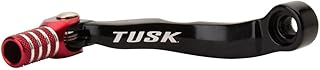 Tusk Folding Shift Lever Black/Red Tip Compatible with GasGas MC 85 2021-2025/MC 125 2021-2023