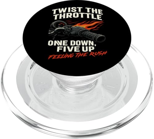 Engranaje de aceleración del piloto de motocicleta Cool Twist the throttle PopSockets PopGrip para MagSafe