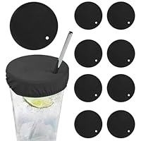 9 Stück Getränkeabdeckungen gegen Spikes, Getränkebecher Deckel, Anti Spike Getränkedeckel für Alkohol Schutz Wiederverwendbar und Waschbar Perfekt für Alkohol Mädchen Frauen Bars Clubs Partys
