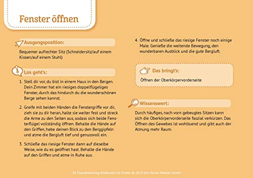 30 Faszientraining-Bildkarten für Kinder: Übungen für Beweglichkeit und Stabilität. Gute Körperwahrnehmung durch die Stärkung des Bindegewebes. Für ... und innere Balance. 30 Ideen auf Bildkarten)