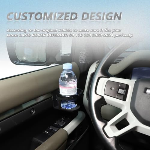 Portavasos para carro compatible con Land Rover Defender 90-130 miniatura 3