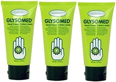 Glysomed Hand Cream Trio Pack (3 x Glysomed Hand Cream Mini Travel Size Tube 50mL / 1.7 fl oz)