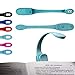 Produktbild Gifts for Readers & Writers Flexilight Xtra Leselicht Flexibel Tragbar LED Klammer Lesen Licht Buchliebhaber Geschenk - Xtra Blaue Worte