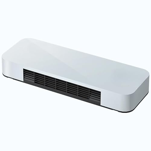 Sandqvipaポータブル小型冷暖房エアコン 壁掛け タッチ+タイマー+オールインワンリモコン 6時間オフタイマー 110V 省エネ 静音設計 温風ポータブル 操作簡単 リビング/寝室/オフィス/脱衣所に最適 一年中使用可能 (冷暖房兼用ホワイト) [並