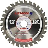 LENOX Tools Circular Saw Blade, Steel-Cutting, 5 3/8-inch, 30T (21876ST538030CT)