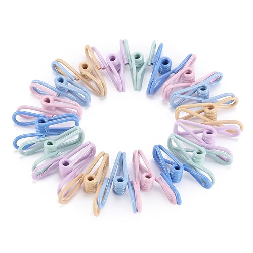 Mr. Pen 18 pcs pinces acier 2 po couleurs pastel