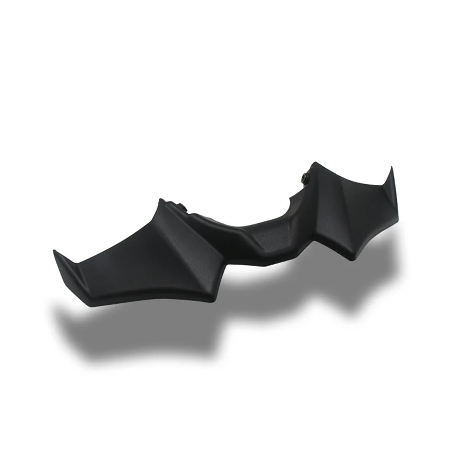 Front Bumper Splitter dachowy Pasuje do YAMAHA MT 07 2021 2022 2023 Czarny, goły przedni spojler dociskowy, zestaw aerodynamiczny, skrzydło