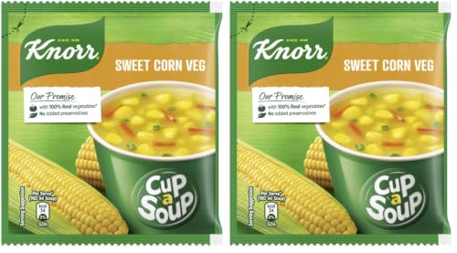 Image of Knorr Instant Sweet Corn Cup A Soup 9.5g / 10g (Weight May Vary) (Pack of 2)