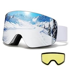 White Frame Silver, Yellow Lens