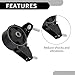 Partuto Engine Motor Mount No.1237102060 - Car Rear Rear Engine Mounting - for Toyota Corolla 1.6L 1.8L 1993-1997 1 Pc