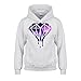 Artix Galaxy Diamond Unisex Hoodie Sweatshirts Medium White