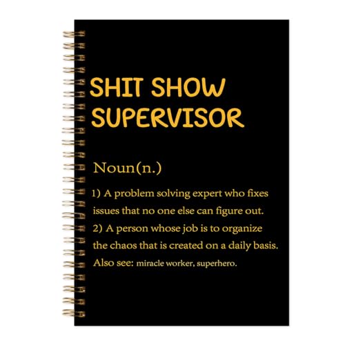 ZXAZXA 8.3x5.5 inch Spiral Notebooks for Work 160 Pages The