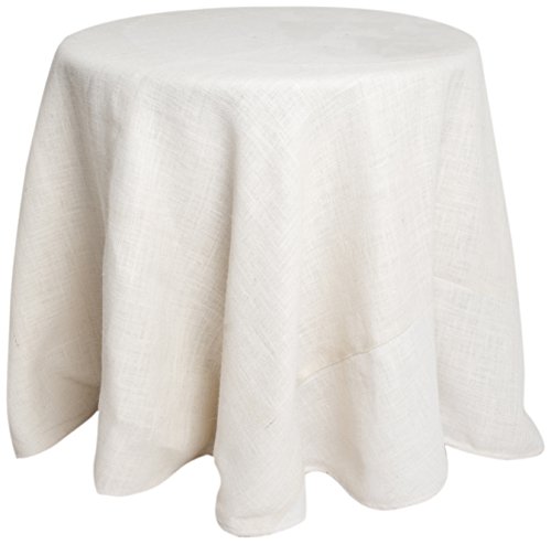 SARO Lifestyle 0811 Passe-Partout Tablecloths, 108-Inch, Round, Ivory