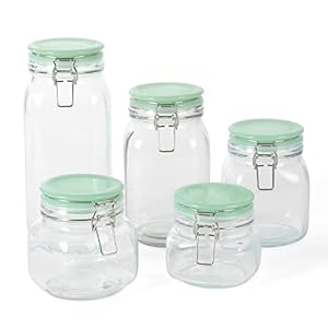 Martha Stewart Canister Set 5 Piece Green