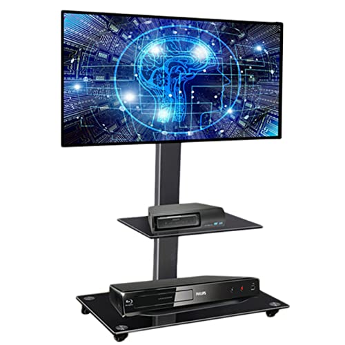 Soporte de piso para TV de 50 a 65 pulgadas con ruedas miniatura 1