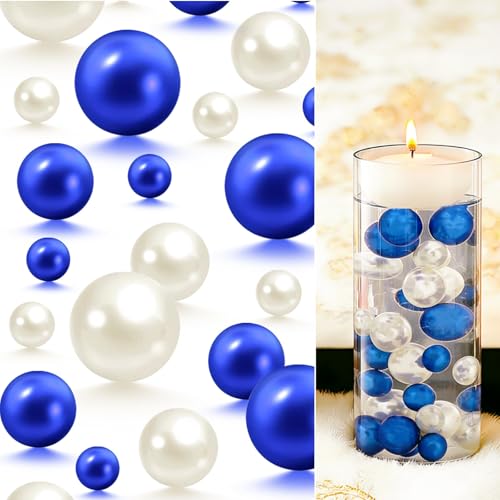 Qazcnd 10150 PCS Vase Filler No Hole Faux Floating Pearl