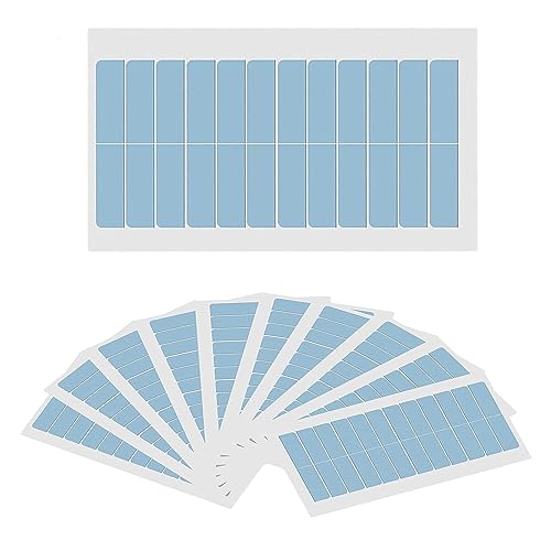 YTOOK 120 Stück Ersatztapes Klebestreifen, Hair Klebeband, Ersatz Tapes für Tape In Hair Extensions Echthaar, Perückenband Doppelseitige Klebebänder (Blau)