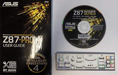 Preisvergleich Produktbild ASUS Z87-Pro - Handbuch - Blende - Treiber CD