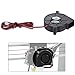 Anet 2pcs Snails Cooling Blower Fan DC 12V 0.18A 5015 Hot End Extruder Fan for 3D Printer - Black