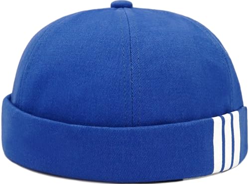 Image of Dome Brimless Hats for Women Men Beanie Docker Cap Sailor Skull Cap