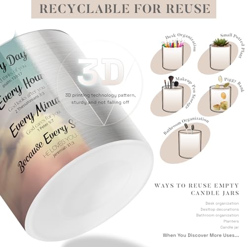 Bible-Verse-Candle-Christian-Gifts-Christian-Gifts-for-Women-with-Inspirational-Thoughts-and-Prayers-Religious-Spiritual-Catholic-Gifts-for-Women-Men-9-oz-Lavender-Scented-Candles