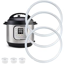 3 Pack Silicone Sealing Rings for Instant Pot 8 Qt, Replacement Seal Gasket for Instant Pot 8 Qt, Food-Grade Silicone Sealing Rings