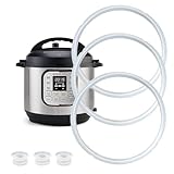 3 Pack Silicone Sealing Rings for Instant Pot 6 Qt, Inner Pot Seal Ring, Replacement Seal Gasket, Food-Grade Silicone Sealing Rings