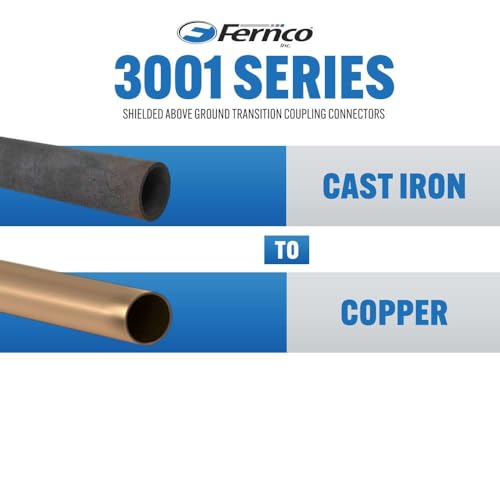 Shielded Coupling, Pipe Size 1-1/2x1-1/4" by Fernco - Image 5