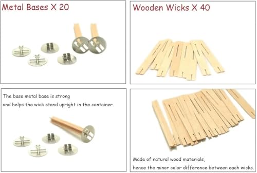 Mechas de madera para velas 120 unidades 5 pulg miniatura 4
