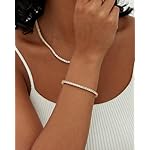 PAVOI 14K Gold Plated 3mm Cubic Zirconia Classic Tennis Bracelet | Gold Bracelets for Women | Size 6.5-7.5 Inch - Image 2