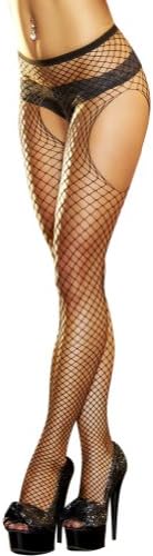 Hustler Crotchless Fishnet Pantyhose