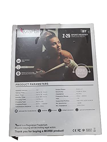 Image of Morbi (Dare to Change) Z- 25 Sports Headset WIRLESS Neck