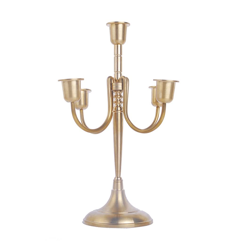 Bougeoirs chandelier en métal pour table de mariage et fête