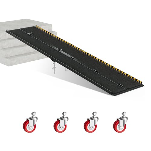 CAMMOO 10FT Portable Wheelchair Ramp-800LBS Heavy-Duty,