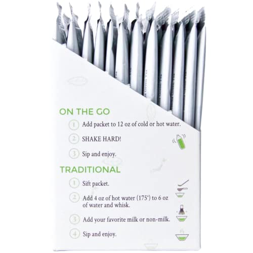 Té matcha kit mini con 24 sticks y lata ceremonial miniatura 5