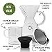ParkBrew Pour Over Coffee Maker – kit includes coffee carafe (up to 27 fl. oz.), reusable coffee filter or coffee dripper, carafe lid, and double wall glass coffee mug