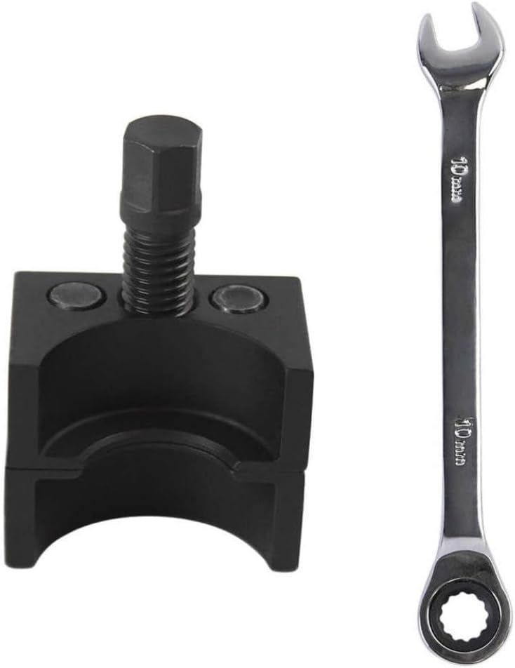Universal Suspension Strut Hub Steering Knuckle Tool Double Ended Suspension Strut Split Spreader With Wrench Compatible With Various Vehicles