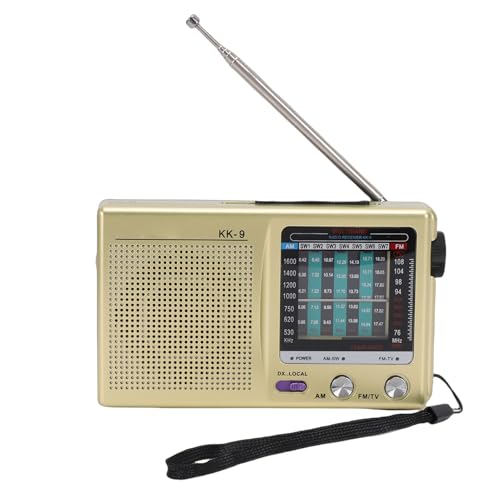Radio portátil Yoidesu AM FM con onda corta y batería