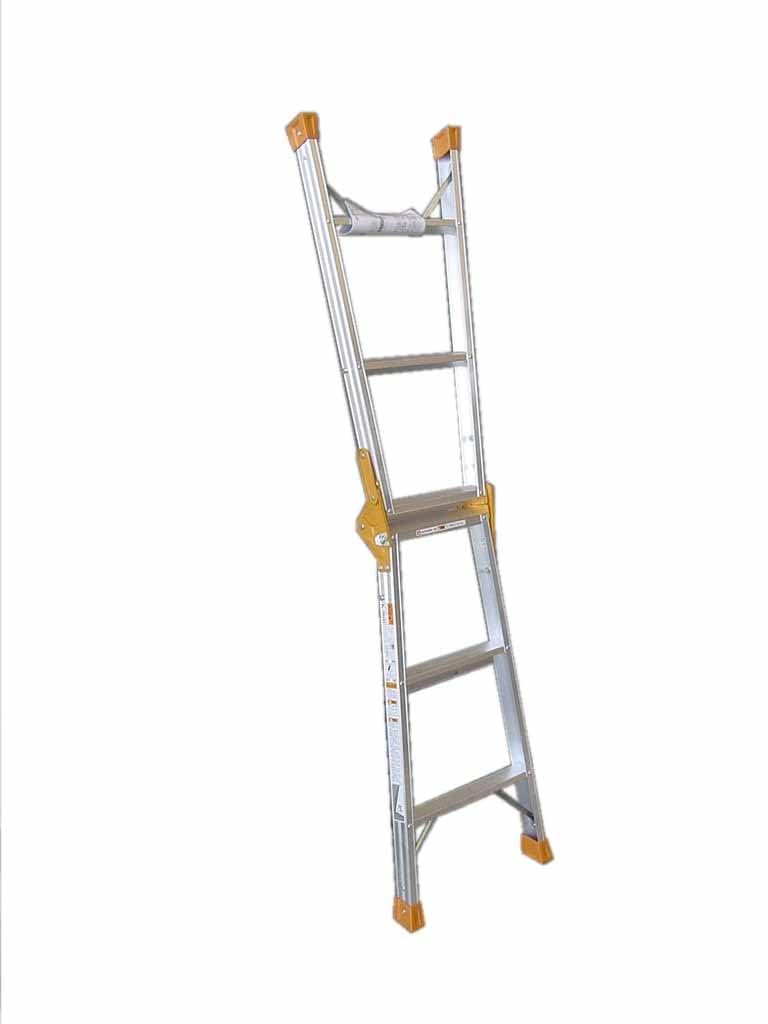 Amazon.co.jp: 脚立 はしご兼用脚立 軽量 3尺 3段 80cm アルミニウム