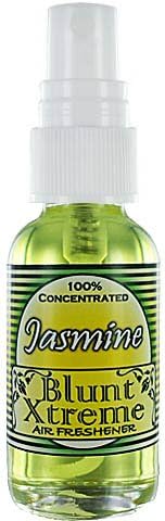 Blunt Xtreme Ultimate Jasmine Type Air Freshener – 100% Ultra Concentrated Oil Based Spray - Ideal for Bathroom, Home, Car, Office & More - Soothing Properties - Long Lasting Effects - 1oz Bottle