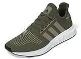 Adidas Men's Swift Run 1.0, Olive Strata/Blanch Cargo/White, 14