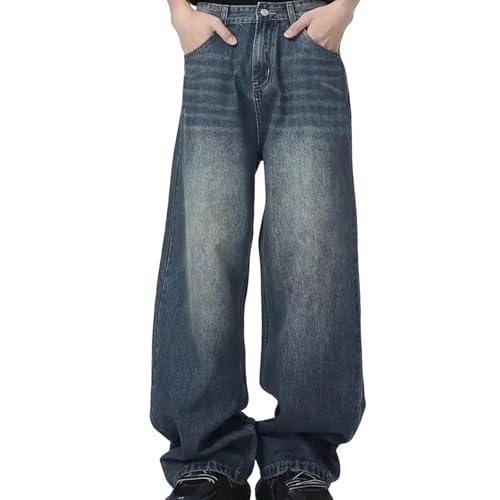 Pantalones vaqueros informales para niños que buscan libertad de movimiento y un corte ancho